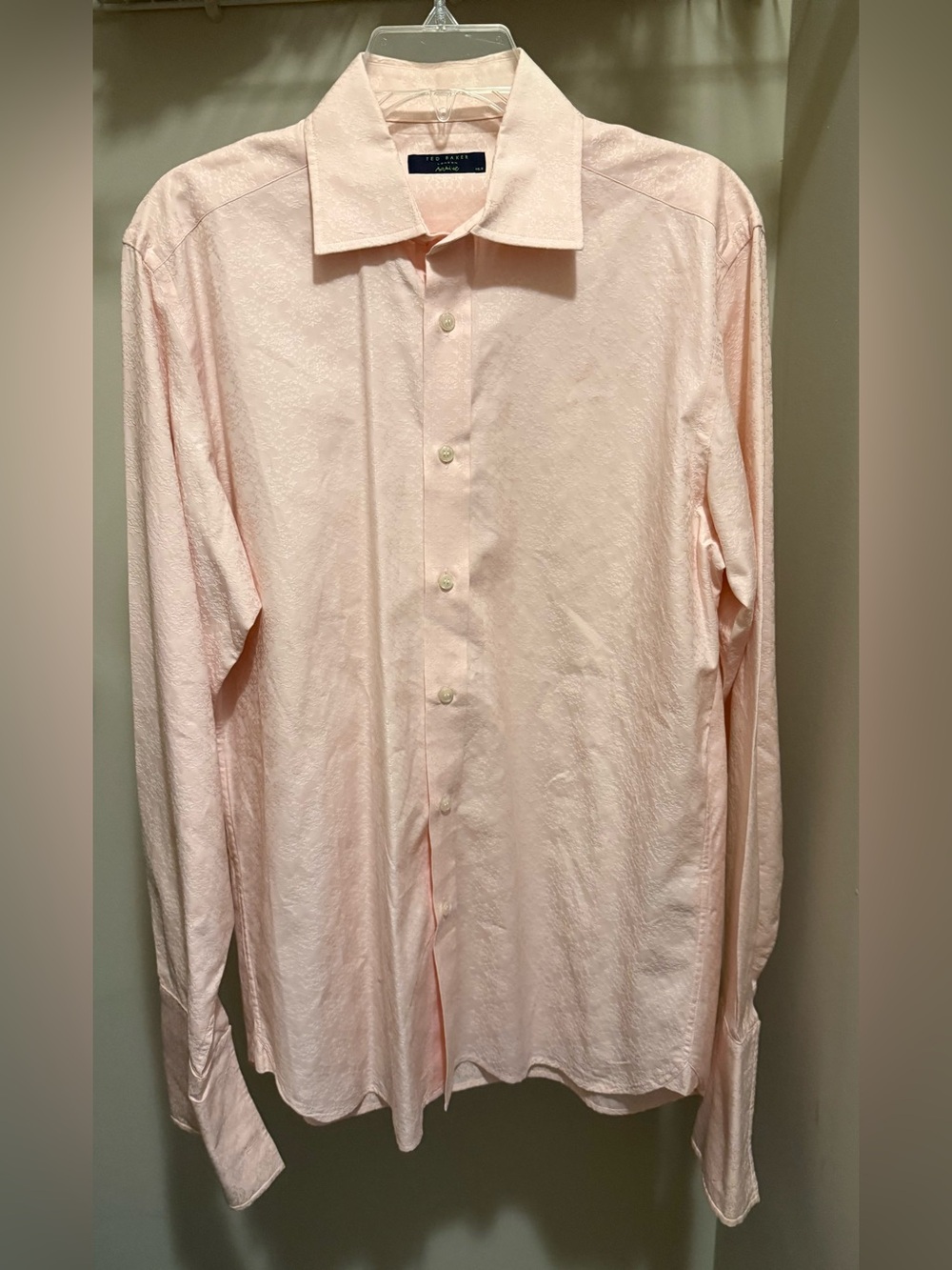 Ted Baker London Archive Pink Patterned Dress Shirt Men’s 15.5 Mint Condition